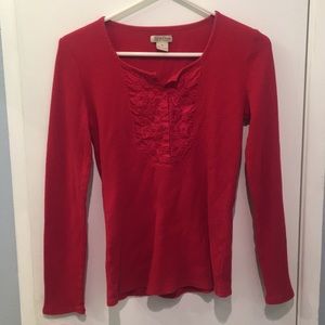 Lucky Brand red shirt